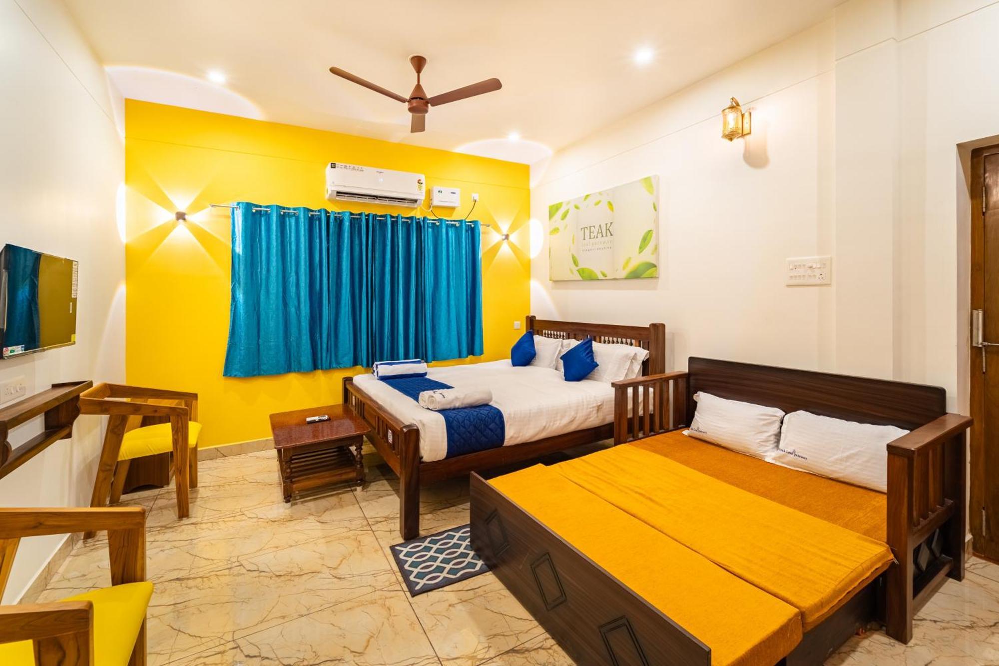 Teak Leaf Gateway Villa With Swimming Pool Indoor Games Kālapettai Dış mekan fotoğraf